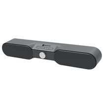 NR4017 Portable 10W Stereo Surround Soundbar Bluetooth Speaker With Microphone(Gray)